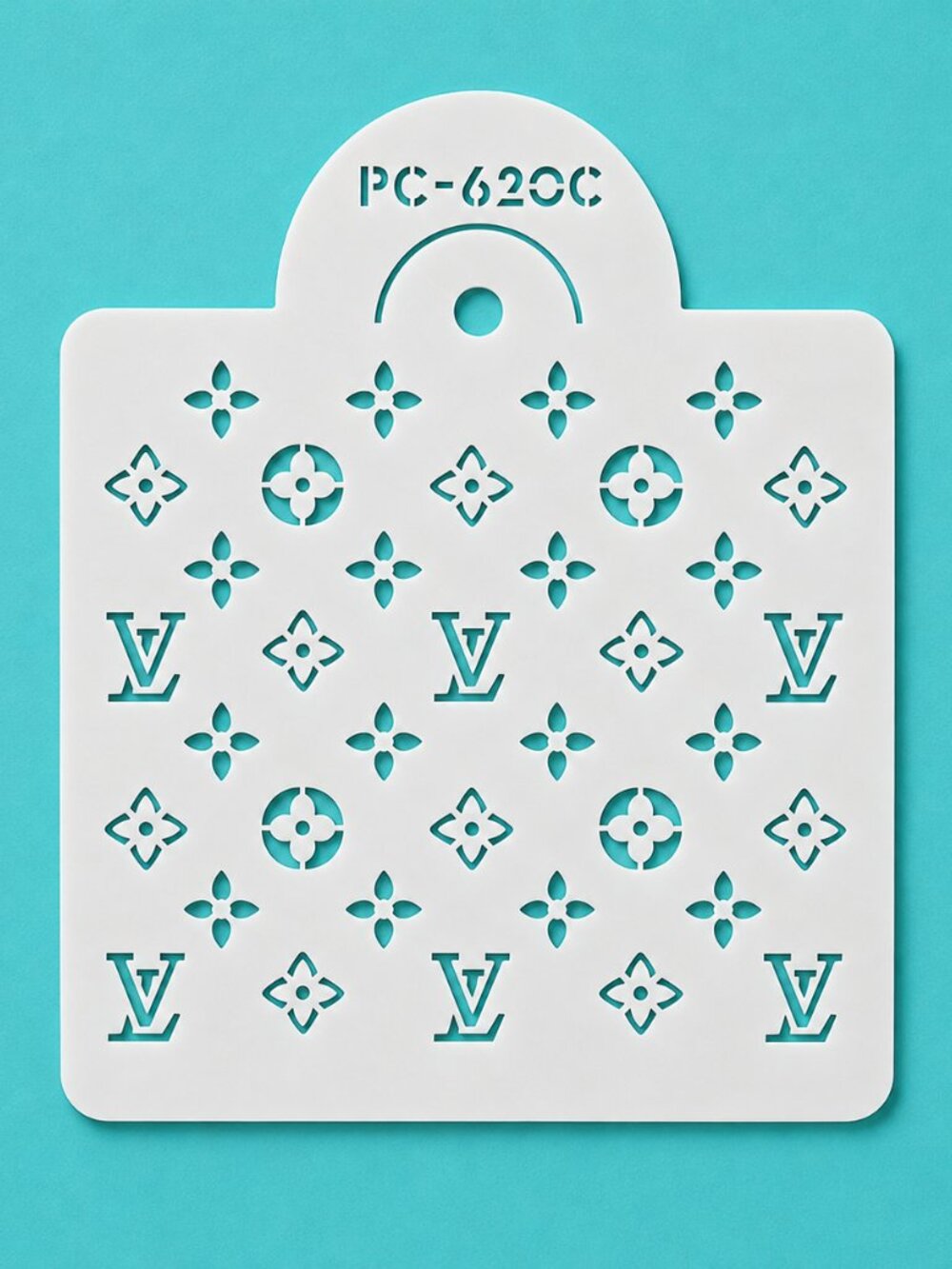 Fashion Monogram Stencil 8" x 8"